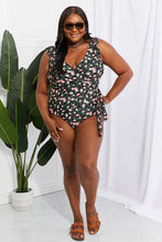 Load image into Gallery viewer, Faux Wrap One-Piece in Floral