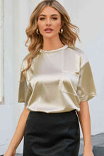 Load image into Gallery viewer, Double Take Round Neck Dropped Shoulder Top