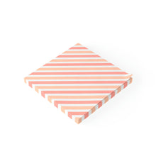 Load image into Gallery viewer, Coral Stripped Post-it® Note Pads