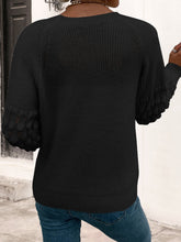Load image into Gallery viewer, Rib-Knit Round Neck Sweater