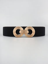 Load image into Gallery viewer, Geometric Buckle Elastic Wide Belt