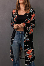 Load image into Gallery viewer, Double Take Printed Open Front Longline Cardigan