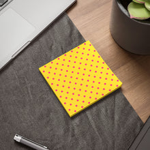 Load image into Gallery viewer, Yellow &amp; Hot Pink Polka Dots Post-it® Note Pads