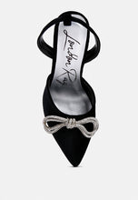 Load image into Gallery viewer, big treat rhinestone embellished lace up sandals-14