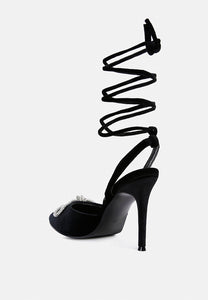 big treat rhinestone embellished lace up sandals-13