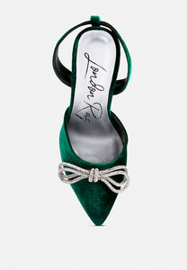 big treat rhinestone embellished lace up sandals-4