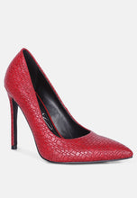Load image into Gallery viewer, brinkles weave pattern high heel pumps-6
