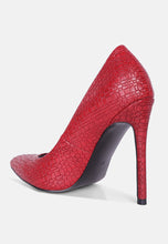 Load image into Gallery viewer, brinkles weave pattern high heel pumps-7