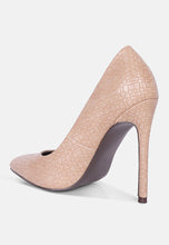 Load image into Gallery viewer, brinkles weave pattern high heel pumps-2