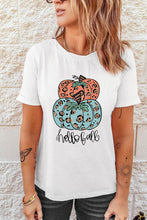 Load image into Gallery viewer, Pumpkin Graphic Short Sleeve T-Shirt