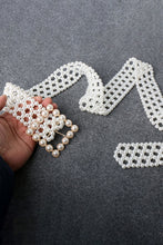 Load image into Gallery viewer, Alloy Buckle Pearl Belt