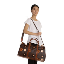 Load image into Gallery viewer, Brown Roses Waterproof Travel Bag