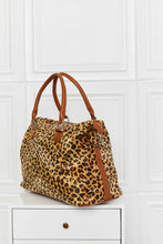 Load image into Gallery viewer, Animal Print Brushed Weekender Bag