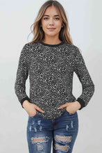Load image into Gallery viewer, Full Size Printed Round Neck Long Sleeve T-Shirt