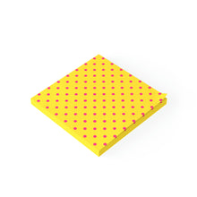 Load image into Gallery viewer, Yellow &amp; Hot Pink Polka Dots Post-it® Note Pads