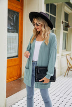 Load image into Gallery viewer, Long Sleeve Pocketed Cardigan