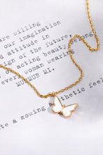 Load image into Gallery viewer, Butterfly Pendant Copper 14K Gold-Plated Necklace