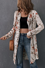 Load image into Gallery viewer, Double Take Printed Open Front Longline Cardigan