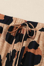 Load image into Gallery viewer, Leopard Long Sleeve Top and Shorts Set