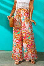 Load image into Gallery viewer, Floral Wide Leg Pants