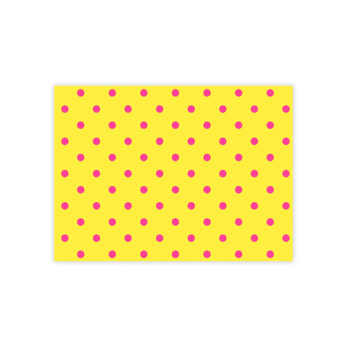 Yellow & Hot Pink Polka Dots Post-it® Note Pads