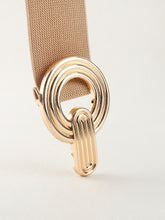 Load image into Gallery viewer, Geometric Buckle Elastic Wide Belt