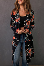 Load image into Gallery viewer, Double Take Printed Open Front Longline Cardigan