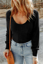 Load image into Gallery viewer, Scoop Neck Long Sleeve Top