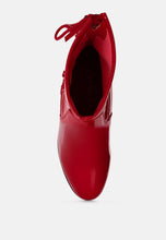 Load image into Gallery viewer, cheer leader tassels detail ankle boots-3