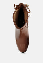 Load image into Gallery viewer, cheer leader tassels detail ankle boots-8