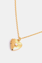 Load image into Gallery viewer, Zircon Heart Shape 14K Gold-Plated Pendant Necklace