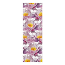 Load image into Gallery viewer, Gray &amp; Lilac Floral Foam Yoga Mat