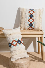 Load image into Gallery viewer, Embroidered Fringe Detail Decorative Throw Pillow Case