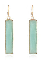 Load image into Gallery viewer, Natural Stone Drop Earrings