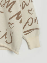 Load image into Gallery viewer, Letter Round Neck Drawstring Sweater