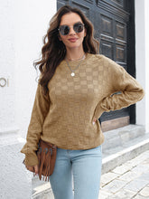 Load image into Gallery viewer, Round Neck Dropped Shoulder Sweater