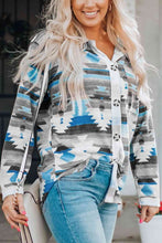 Load image into Gallery viewer, Printed Button Up Long Sleeve Shirt