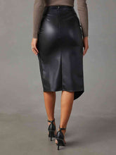 Load image into Gallery viewer, Twist Detail High Waist Skirt