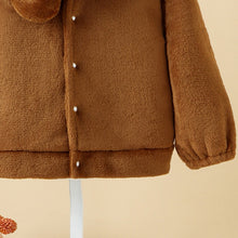 Load image into Gallery viewer, Long Sleeve Buttoned Dropped Shoulder Coat