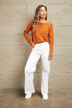 Load image into Gallery viewer, Double Take Long Raglan Sleeve Round Neck Top