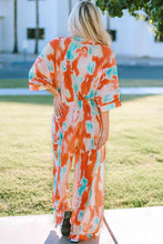 Load image into Gallery viewer, Tie-Dye Collared Wide Leg Jumpsuit