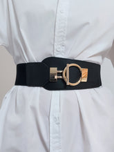 Load image into Gallery viewer, PU Elastic Wide Belt with Alloy Buckle