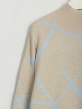 Load image into Gallery viewer, Contrast Mock Neck Sweater Dress