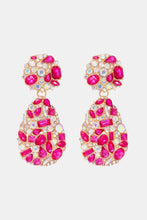 Load image into Gallery viewer, Teardrop Shape Zinc Alloy Dangle Earrings