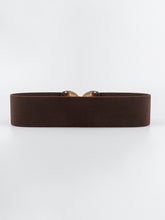 Load image into Gallery viewer, Geometric Buckle Elastic Wide Belt
