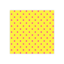 Load image into Gallery viewer, Yellow &amp; Hot Pink Polka Dots Post-it® Note Pads