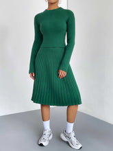 Load image into Gallery viewer, Rib-Knit Sweater and Skirt Set