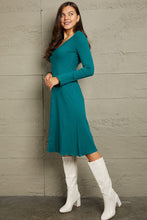 Load image into Gallery viewer, Culture Code Full Size Chevron Upper Bodycon Midi Dress