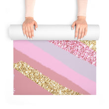 Load image into Gallery viewer, Pink Army Print Foam Yoga Mat