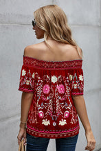 Load image into Gallery viewer, Floral Off-Shoulder Blouse